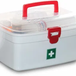 DAILY Medicine Box, Medical Box, First aid Box, Multi Purpose Box, Multi Utility Storage with Handle (Regular, White Pill Box-image-4