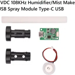 QUALITY 5VDC 108KHz Humidifier/Mist Maker USB Spray Module Electronic Components Electronic Hobby Kit-picture-40