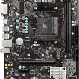 MSI B450M-A PRO MAX AM4Socket Micro-ATX AMD B450 Chipset DDR4 Motherboard for Desktop-image-0