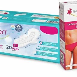 Combo Bikini Line Hair Remover Creme 50g & XL Dry Sanitary Napkin Pads-image-63