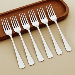 fanqew 6 BABY MINI FORK Disposable Stainless Steel Baby Fork, Fruit Fork Set-picture-15
