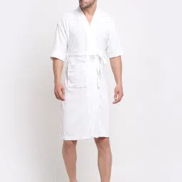 White Free Size Bath Robe-image-44
