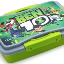 Fancy Heavy Plastic Material Leak Proof Kids BEN10 Lunch Box For School 2 Containers Lunch Box-11