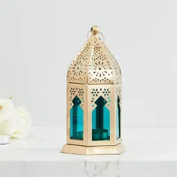 Gold Metal Hanging Lantern-image-31