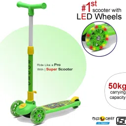 Foldable & Height Adjustable Scooter for 3-10 Years| 50KG CAP | LED LIGHTS-image-18