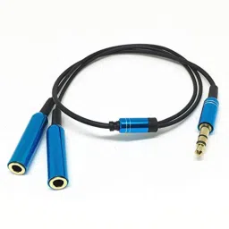 DRUMSTONE Multicolor 3.5mm Audio Y Splitter Cable, Dual Headphone & Microphone Ports Phone Converter-picture-39