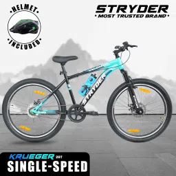 26" Krueger with Helmet - Disc Brakes & Front Suspension | 26 T (inch) Mountain Cycle-21