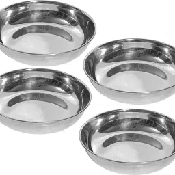 Stainless Steel Dessert Bowl Medium Plain Bowls Katori for Dinnerware,Sweet Dish Serving Bowl,Icecream-27