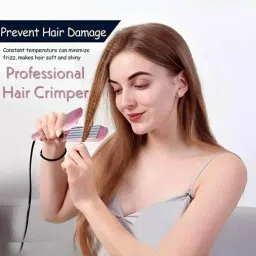 MARSELITE Hair Crimping Machine Flat Irons Styling Tools with Fast Warm-up Electric Hair Styler-image-36