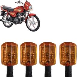 bikebloom Side, Rear, Front Halogen Indicator Light for Hero Splendor Plus, Splendor image 4