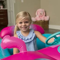 Children's (IND*95) Sports car ball includes 25 balls with free electric pump Inflatable Ball Pits-30