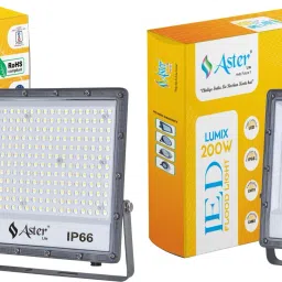 Lumix 200W LED Flood Light IP66 Waterproof 6500K Cool White (Pack of 2) Flood Light Outdoor Lamp-picture-15