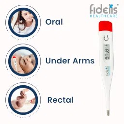 Fidelis Healthcare Digital Thermometer With Quick Measurement of Rectal & Underarm Temp Thermometer image 4