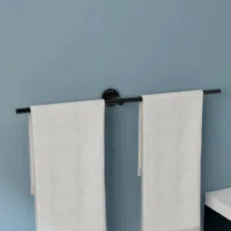 Towel Rod/Towel Bar/Towel Holder/Towel Hanger for Bathroom Accessories - 24 Inch Black Towel Holder-20