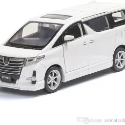 Toyota Alphard Pull Back Big Size Heavy Metal Car Door Can Open with Music & Sound For kid’s Toy Car Colour As Per Available-image-10