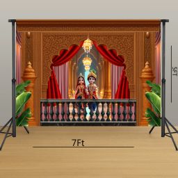 BALL RADHA KRISHNA K10 Curtain Fabric-image-65