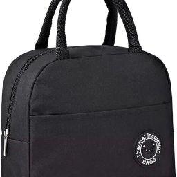 Portable and Reusable Insulated Nylon Lunch Bags Women Work Waterproof Lunch Bag-image-60