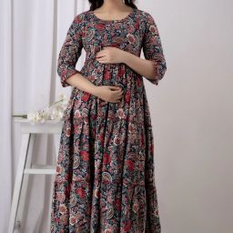 Women Printed Viscose Rayon Ethnic Dress-picture-6