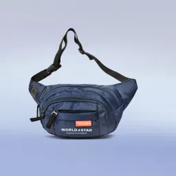 Worldstar fluffy navy blue waist bag waist bag Fanny Pack for Travel Bags Hiking Trekking-image-61