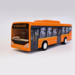 Low Floor Bus Toy with Pull-Back Action for Kids-35