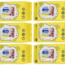 WIPPEE 80N USABLE BABY WIPES WITH ALMOND OIL PACK OF 6 Wipe Warmer-picture-10
