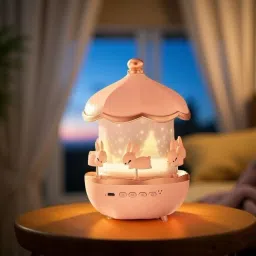 Cute Bunny Night Light & Humidifier –2-in-1 LED Lamp with Aromatherapy Mist, USB Night Lamp-image-96
