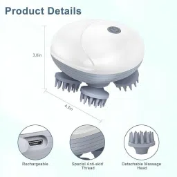 KTOSTON 3 Speed Mode Handheld,Portable Scratcher Body Massage for Growth Scalp Massage, Electric Scalp Massager Hair Massager For Hair Growth Massager-image-90