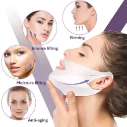 tapahpriyay V Line Lifting Face Mask, Double Chin Reducer MaskFace Shaping Mask image 2