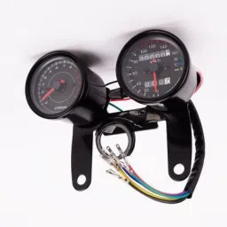 Universal Motorcycle LED Dual Odometer Speedometer Tachometer Speedo twin Meter Analog Speedometer-32