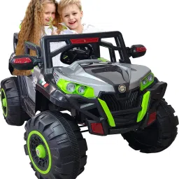 Big Size 4x4 Car With Multifunction Remote Control + Kids Manual Driving Jeep Battery Operated Ride On-8