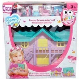 funny house play set doll house set for kids (Multi color)-picture-43