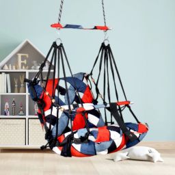 Cotton swing for Kids children baby chair jhula 1-6 Years Folding & Washable Swings-image-67