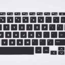 Saco Keyboard Protector Silicone Skin Cover for HP Victus 11th Gen Intel Core FHD Gaming Laptop 16-d0361TX (Black) Keyboard Skin-19