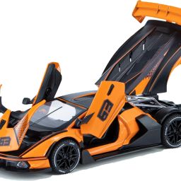 1:32 Scale Lamborgini Diecast Pull Back Car with Openable Doors Light & Sound-38