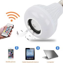 VOLTSY Smart Multicolor LED Bulb with Bluetooth Speaker for Music and Light. A1 Smart Bulb image 3