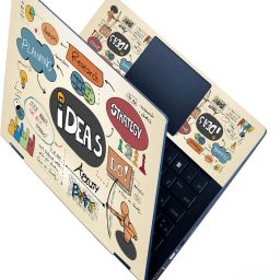 Techfit Full Panel Laptop Skin Sticker Vinyl Fits Size Upto 15.6 inches - Ideas Doodle Self Adhesive Vinyl Laptop Decal 15.6-image-30