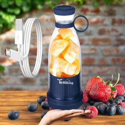 tenring protein shake bottle, juicer for gym, portable juice maker, mini blender USB 150 W Mixer Blender-picture-0