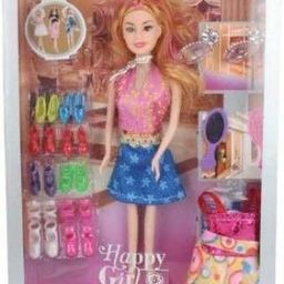 easy way n605 V903 Q675 Fashion Doll With Shoes & Fashion Accessories Kit Play Set For Girls, Kids Gift and Showpiece-picture-39