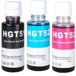 Salty High Quality Refill ink HGT 51/52 Compatible For HP 315 319 410 415 419 Printers Black + Tri Color Combo Pack Ink Bottle-19