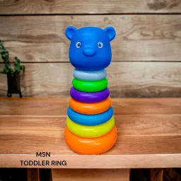 best selling toys Children's Pyramid Tower Stacking Circle Toys| 7 ring-image-95