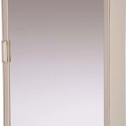 Unique, Elegant and Modern Cabinet Length 14, Width 4.5, Height 18 Inch Plastic, Glass Wall Shelf-image-3
