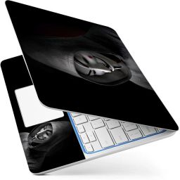 POINT ART HQ Laptop Skin Decal Sticker Glossy Vinyl Fits Size Bubble Free � Hoody Hacker Vinyl Laptop Decal 15.6-98