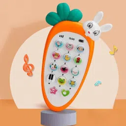 Radish Style Baby Cell Phone Toy With Light & Musical Toy for Kids-35