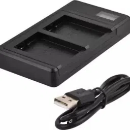 DIGICLIMBER LPE-17 Camera Dual USB LED display Camera Battery Charger image 3