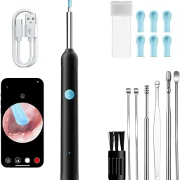 Ear wax cleaner tool kit with 1080P camera WIFI & LED Light Rechargeable-23