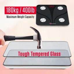 Powermax Fitness BAC-130 Bluetooth Body Fat Scale, BMI, Composition Analyser with SmartPhone App Weighing Scale image 5