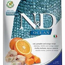 N&D Ocean - Codfish, Pumpkin & Orange - Grain Free - Dog Dry Food - Adult - Mini Breed Orange Blossom, Cod 2.5 kg Dry Adult Dog Food-image-37