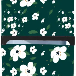 White Lily Print Plastic Metal 3 Shelf Book Organizer Metal Open Book Shelf-10