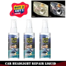 DIY Automobile Car & Bike Headlight Lens (Buy 2 Get 1 Free) Headlight Cleaning Kit-10