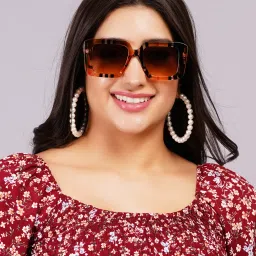 UV Protection Retro Square Sunglasses (Free Size)-picture-16